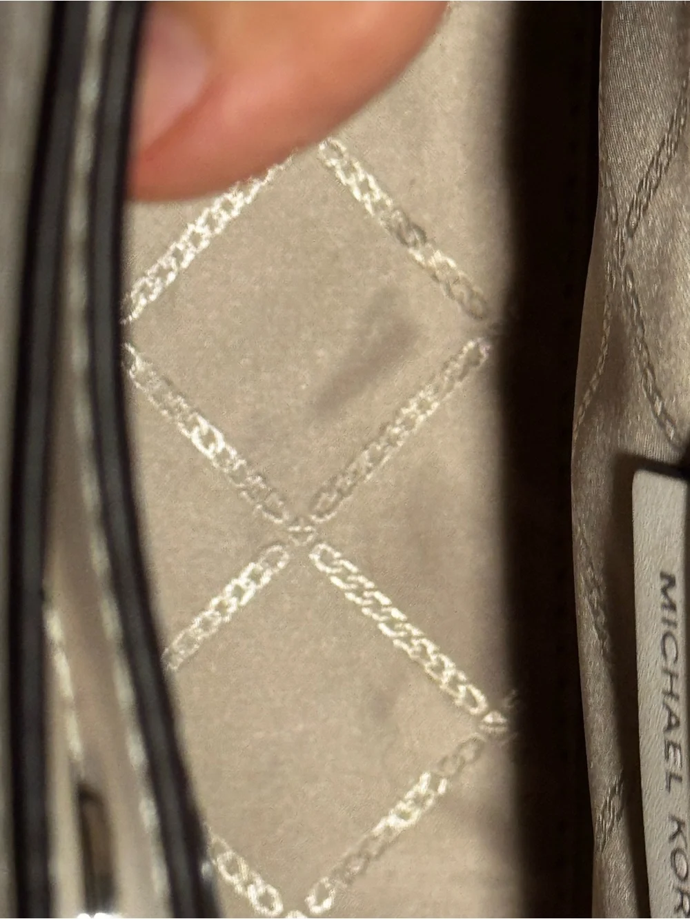 Michael Kors  off white  Leather Satchel with Top Handles